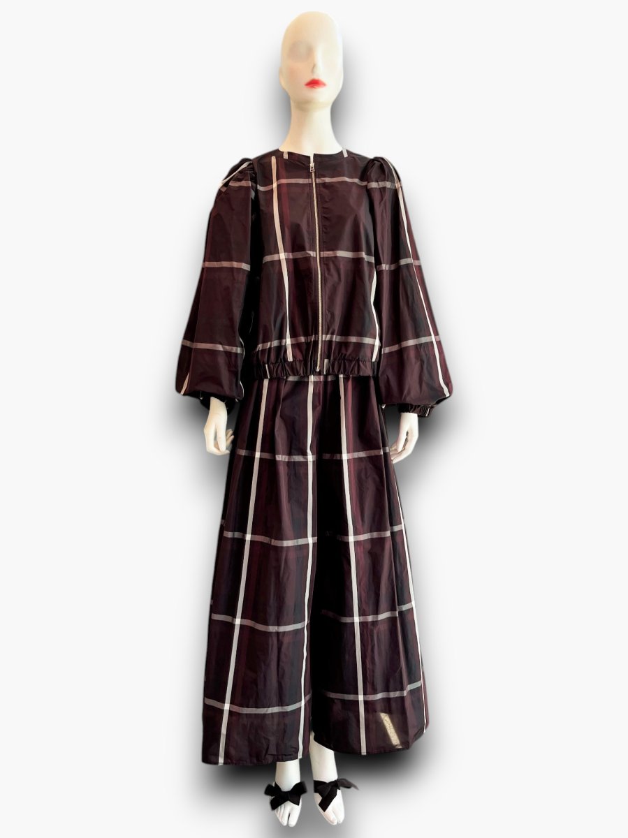 画像9: タフタチェック　ブルゾン  (9)