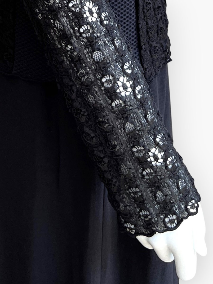 画像7: オーバルレース　スタンドネック  (7)