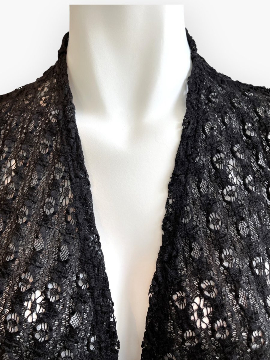 画像4: オーバルレース　カーディガン  (4)