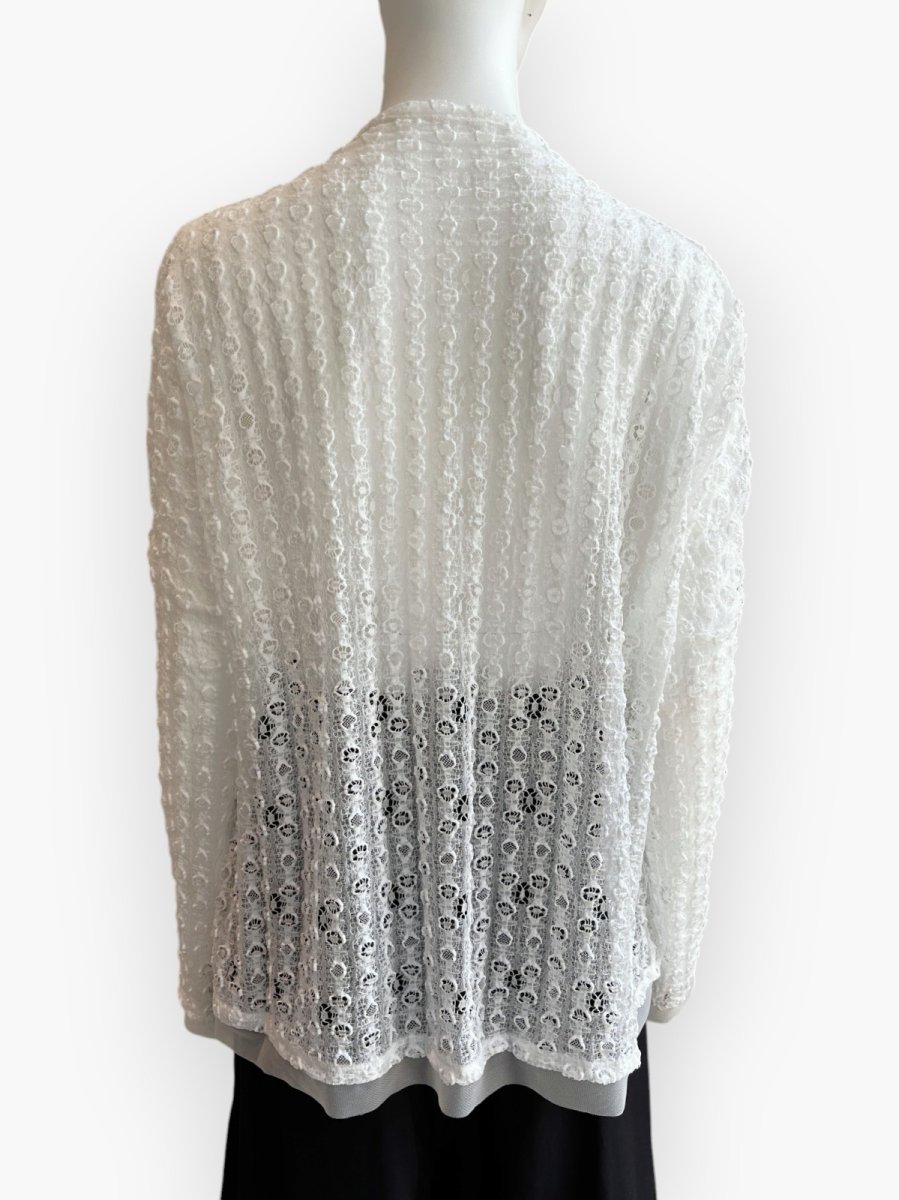 画像11: オーバルレース　カーディガン  (11)