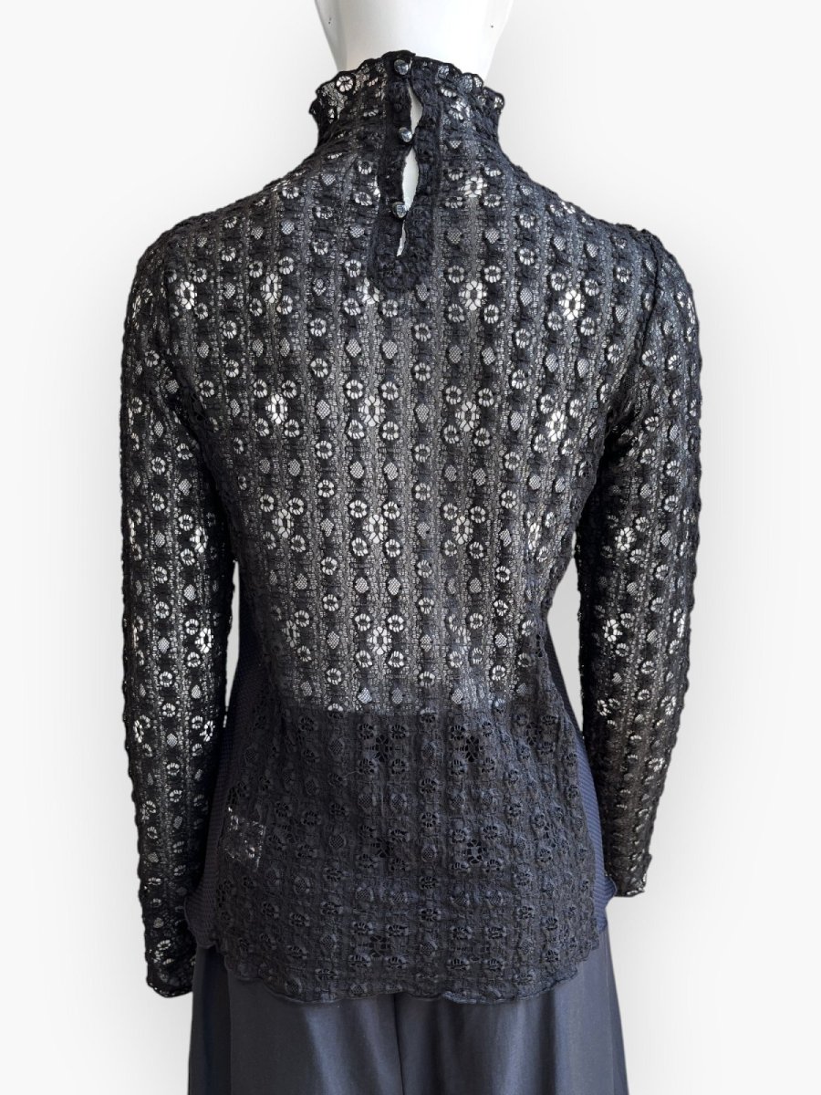 画像3: オーバルレース　スタンドネック  (3)