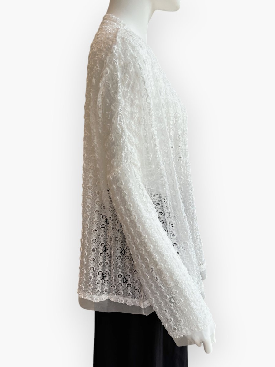 画像10: オーバルレース　カーディガン  (10)