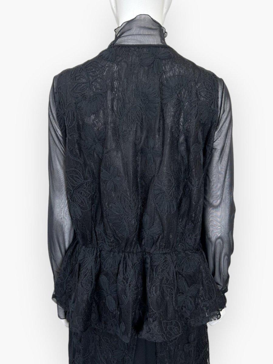 画像8: クレールフラワーレース ジレ  (8)