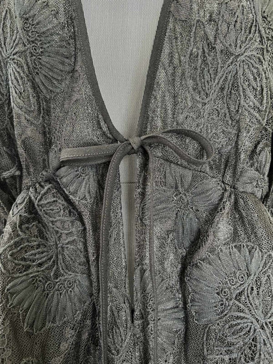 画像9: クレールフラワーレース ジレ  (9)