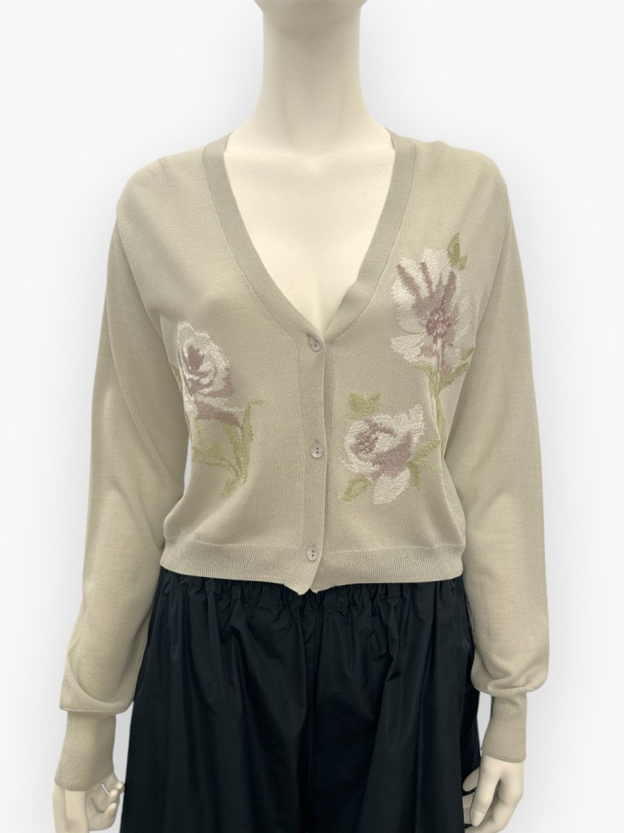 画像12: フラワリー ショートカーディガン  (12)