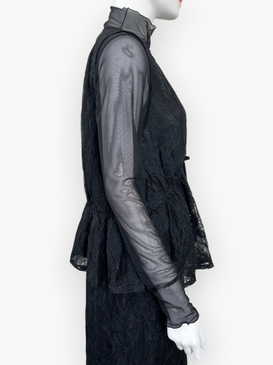 画像7: クレールフラワーレース ジレ  (7)