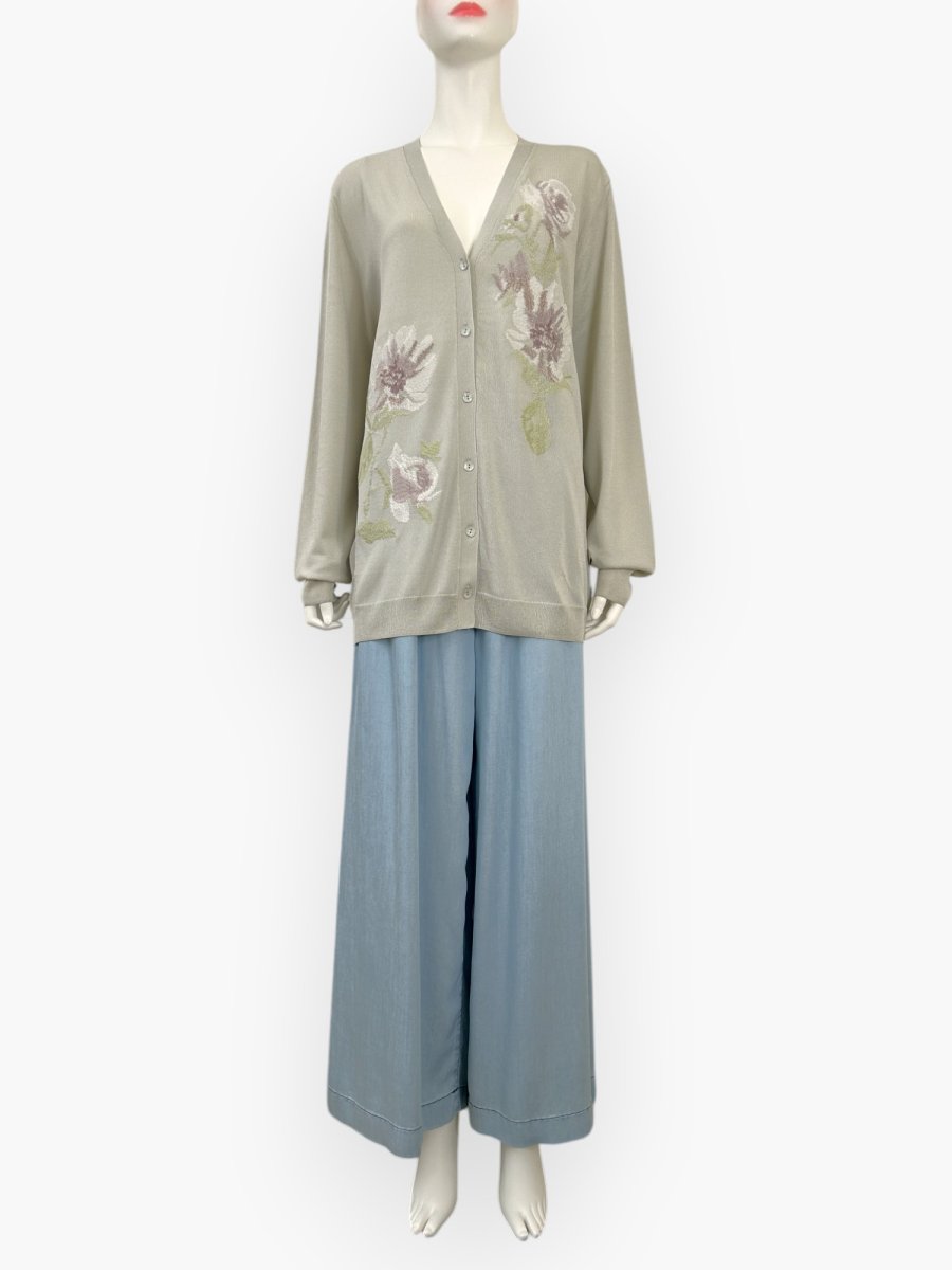 画像5: フラワリー ロングカーディガン  (5)