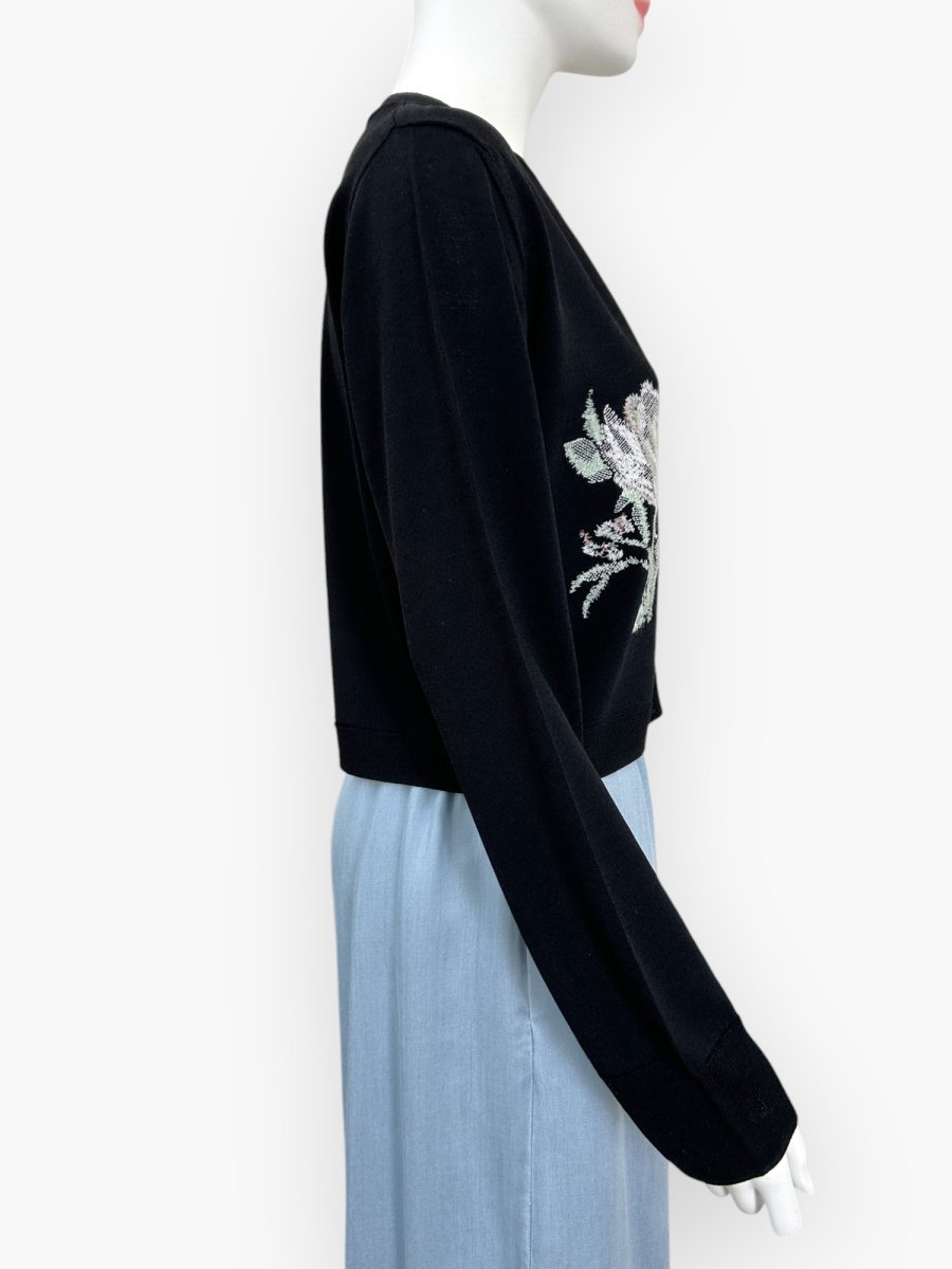 画像5: フラワリー ショートカーディガン  (5)