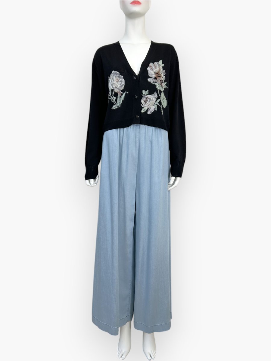 画像8: フラワリー ショートカーディガン  (8)