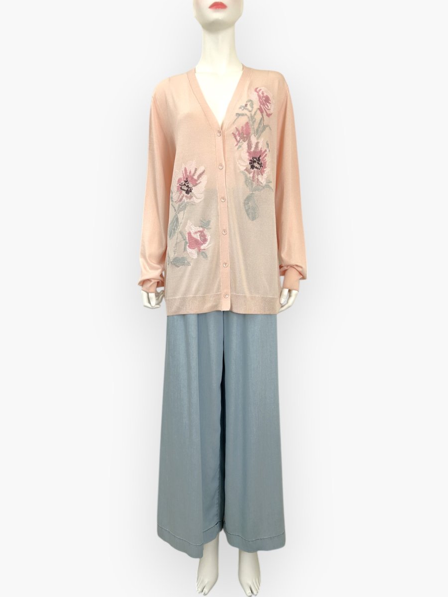画像10: フラワリー ロングカーディガン  (10)