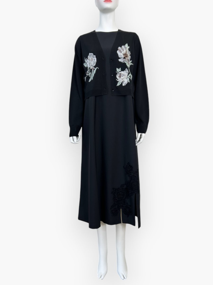 画像9: フラワリー ショートカーディガン  (9)