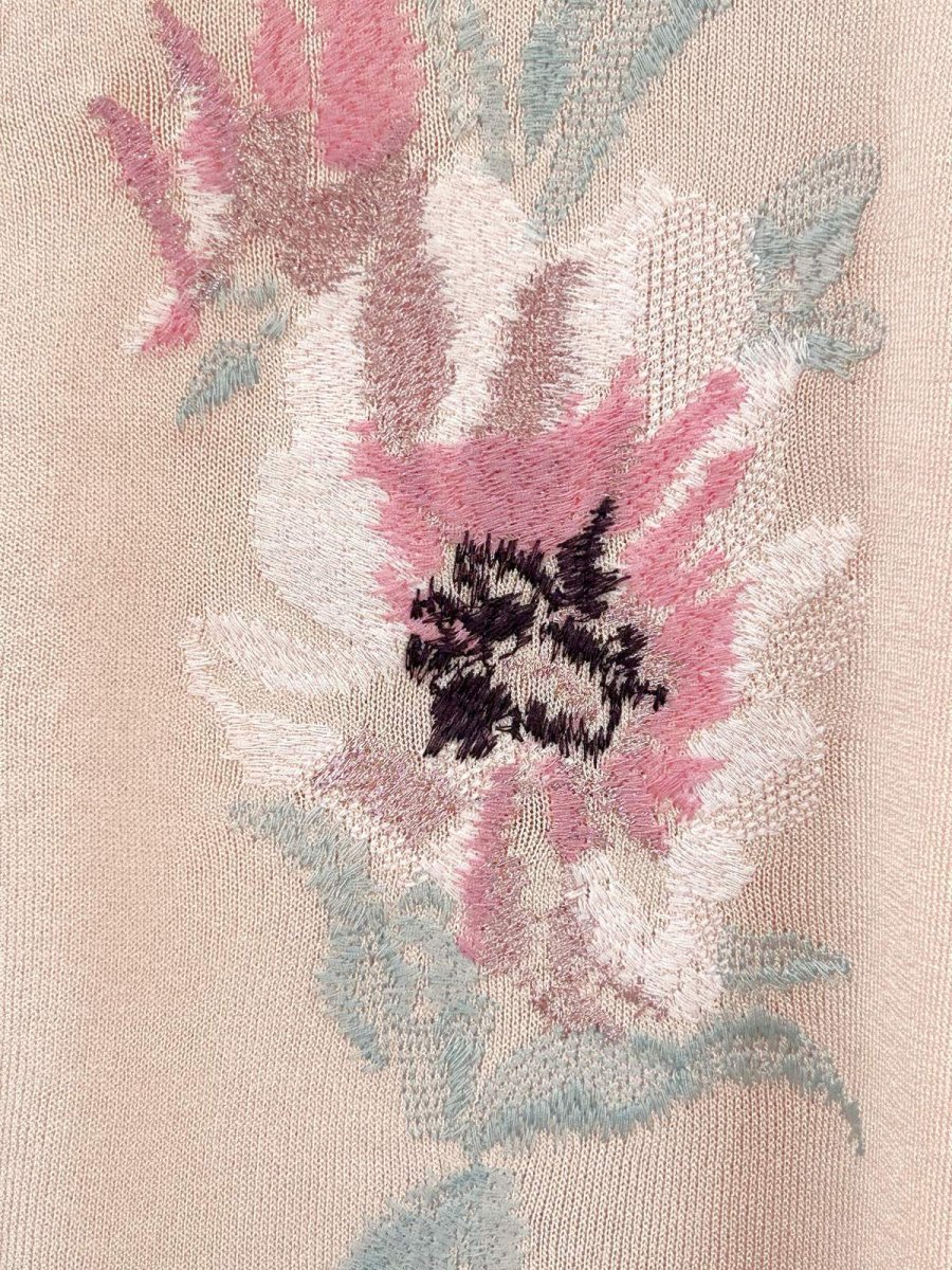 画像2: フラワリー ショートカーディガン  (2)