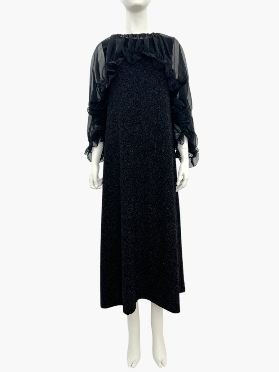 画像1: スパークルジャガード　ワンピース  (1)