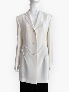 4298シズカコムロ　新品 上品なライトコート　黒の膨れ織 4298シズカコムロ #anc シズカコムロ SHIZUKA KOMURO コート 40