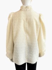 画像3: フリンジカットジャガード　ブラウス  (3)