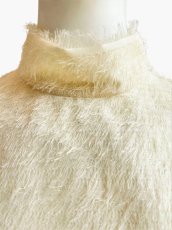 画像4: フリンジカットジャガード　ブラウス  (4)