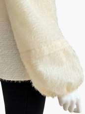 画像6: フリンジカットジャガード　ブラウス  (6)