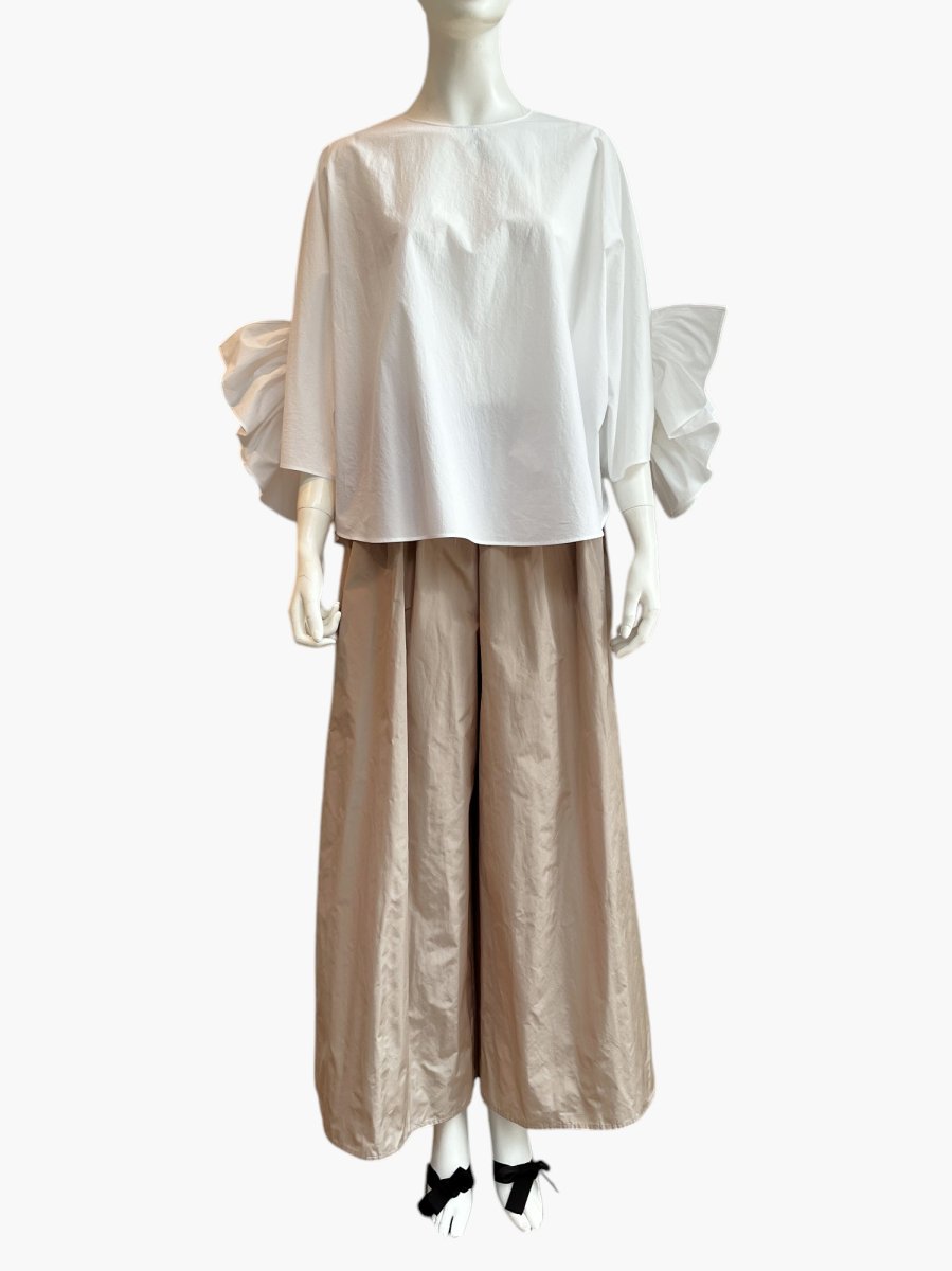 画像6: ＊タフタ　ワイドパンツ  (6)