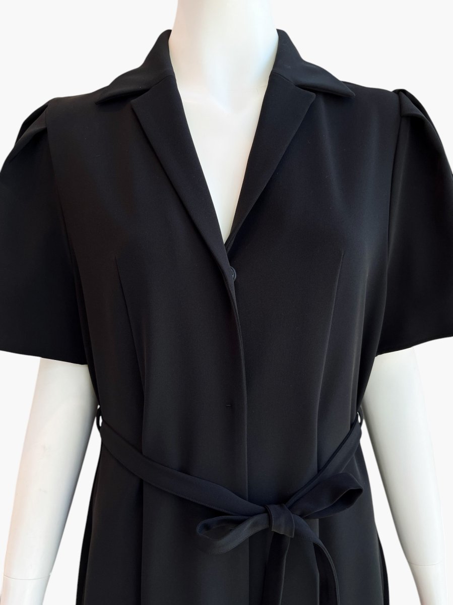 画像2: ＊タックスリーブ襟付きワンピース  (2)