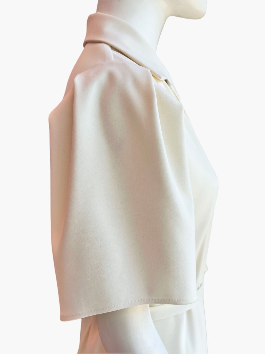 画像7: ＊タックスリーブ襟付きワンピース  (7)