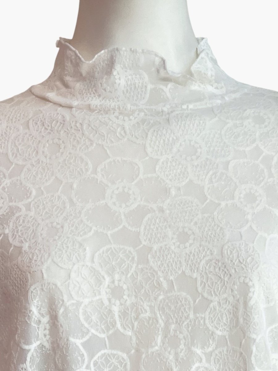 画像2: バブルフラワーフロッキー チュニック  (2)