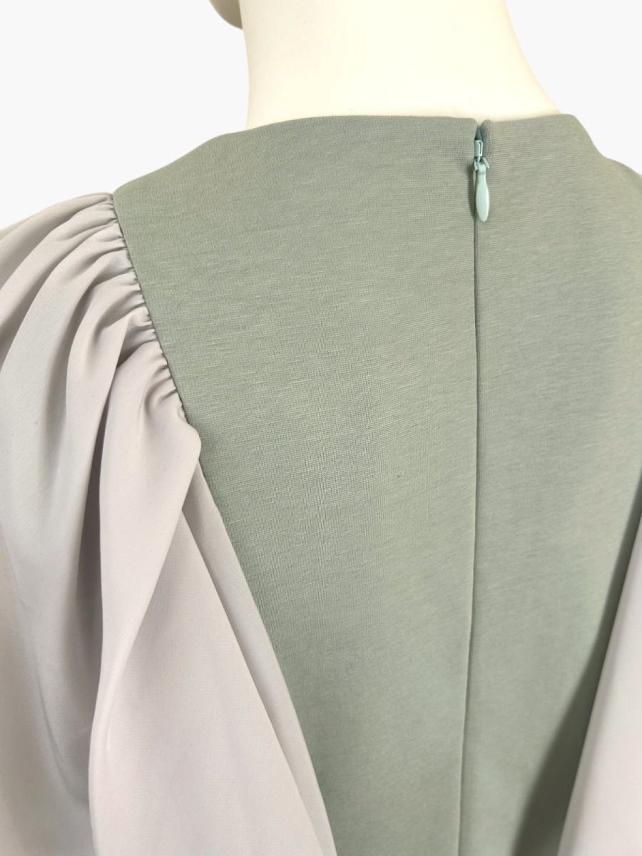 画像6: マットラスターポンチ フリルワンピース  (6)