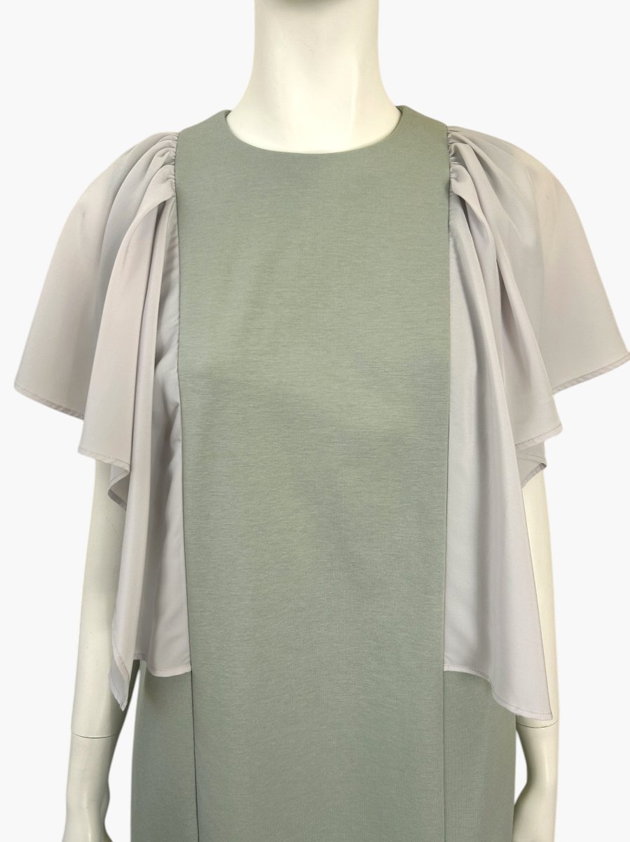 画像4: マットラスターポンチ フリルワンピース  (4)