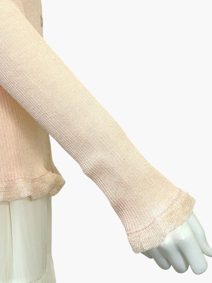 画像4: ベールリブニット カーディガン  (4)