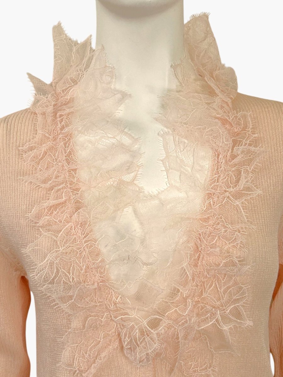 画像2: ベールリブニット カーディガン  (2)