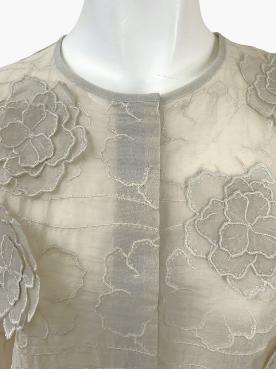 画像7: ラインアップフラワー　ブラウス  (7)