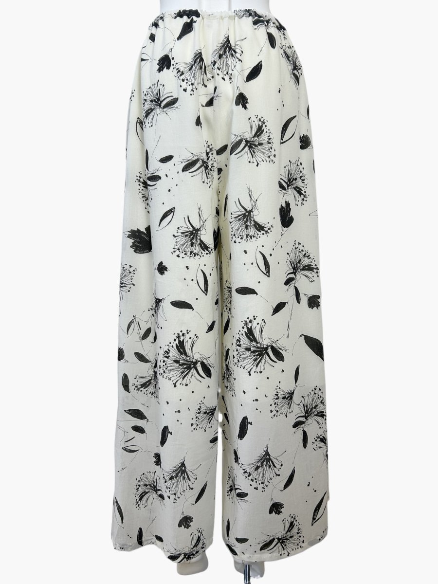 画像3: フラワーシャワープリント　パンツ  (3)