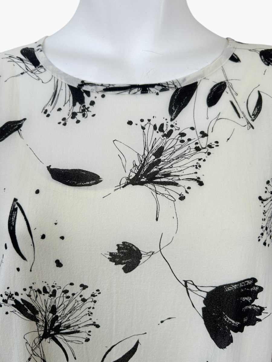 画像2: フラワーシャワープリント　ワンピース  (2)