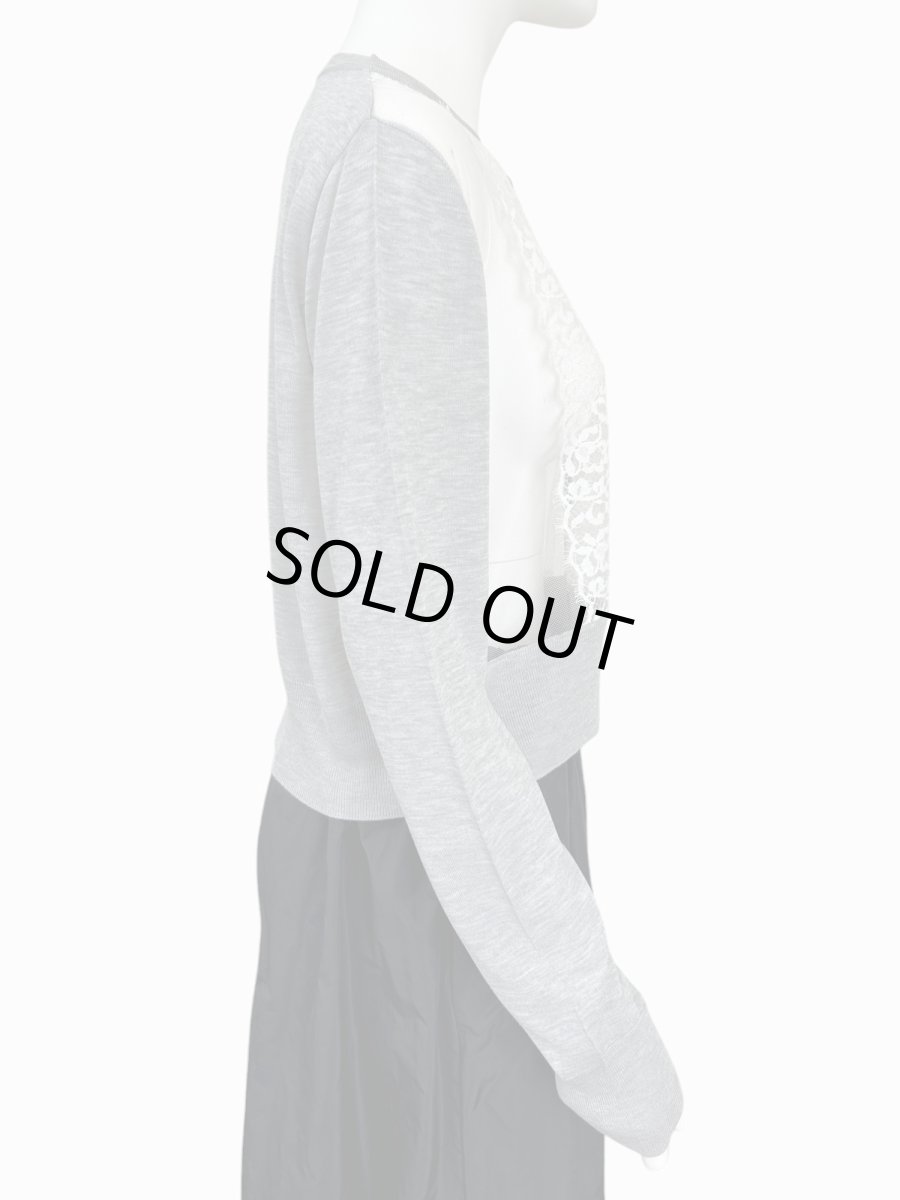 画像2: シアーレースニット　カーディガン (2)