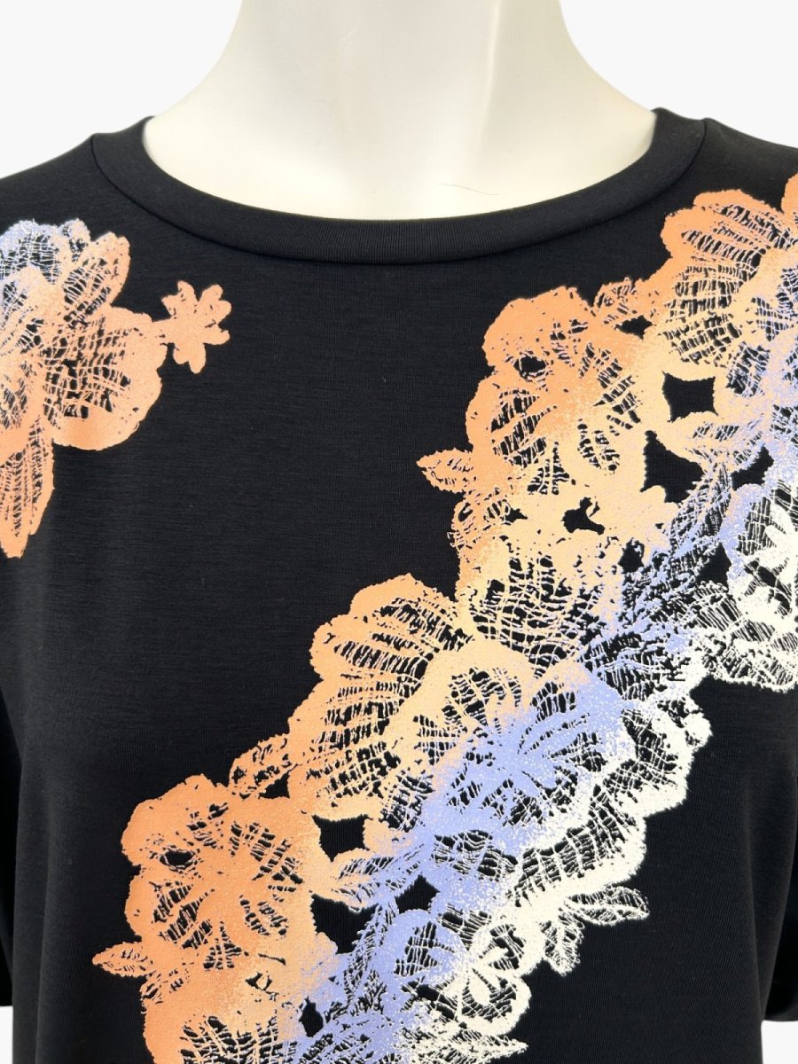 画像2: フローレースプリント　Tシャツ  (2)