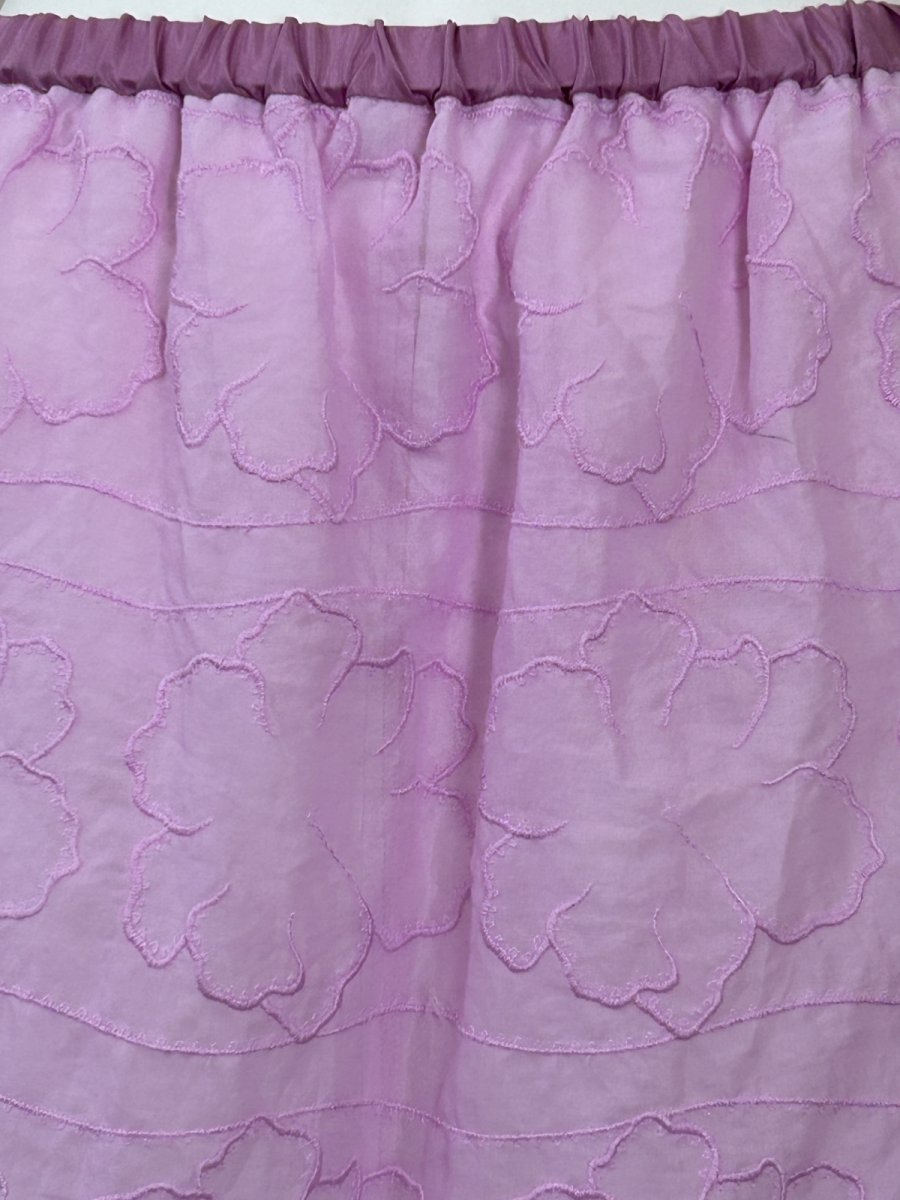 画像2: ラインアップフラワー　コクーンスカート  (2)