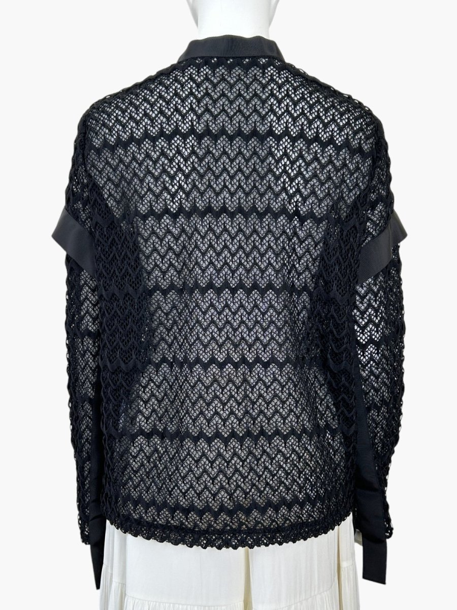 画像12: ZIGZAGレース　ブラウスジャケット  (12)