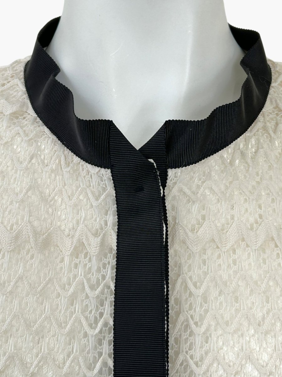 画像4: ZIGZAGレース　ブラウスジャケット  (4)