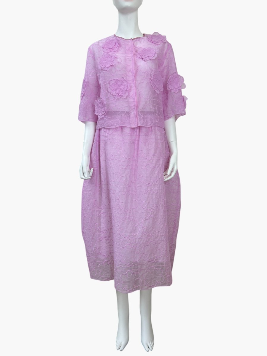 画像3: ラインアップフラワー　コクーンスカート  (3)