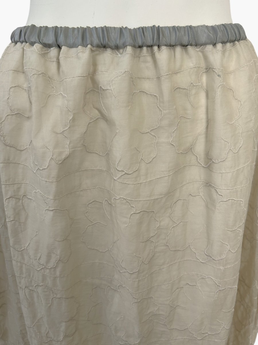 画像10: ラインアップフラワー　コクーンスカート  (10)