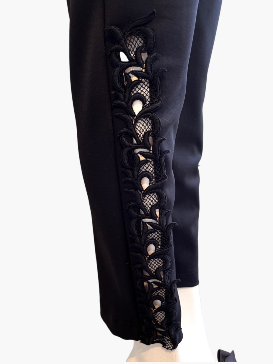 画像2: スキューバーニット　レースパンツ  (2)