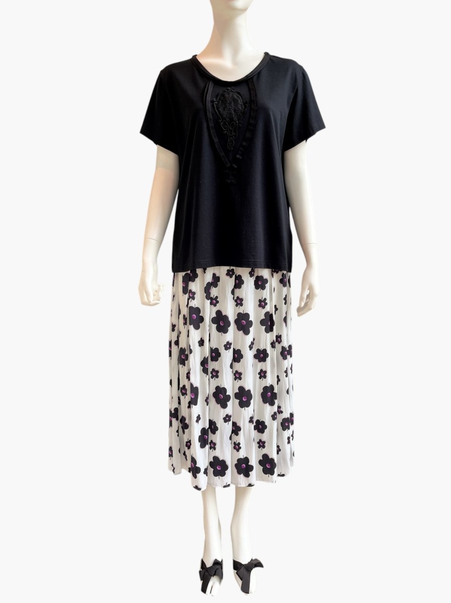 画像9: タイニーフラワープリント　スカート  (9)