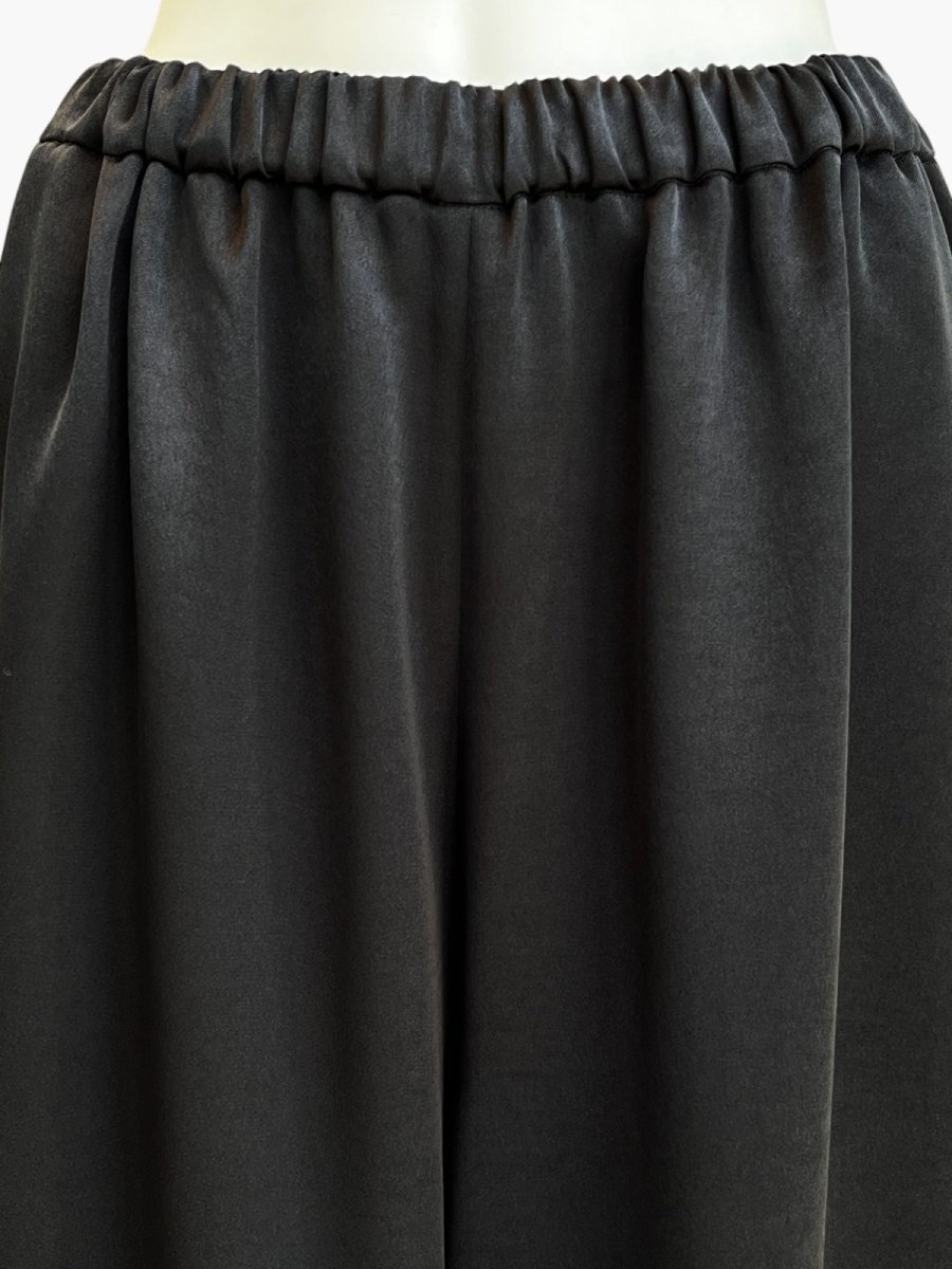 画像4: サテンライク　ワイドパンツ  (4)