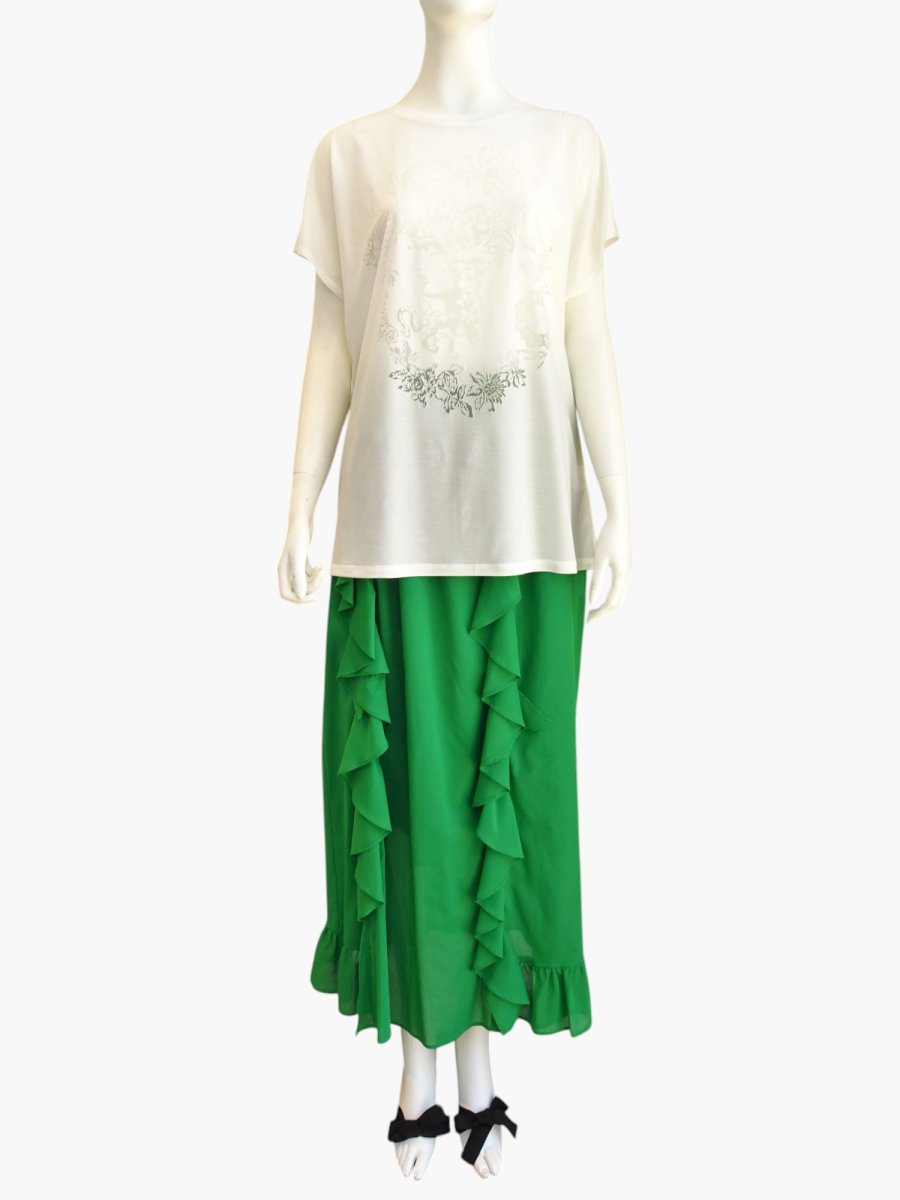 画像12: コットンボイル　スカート  (12)