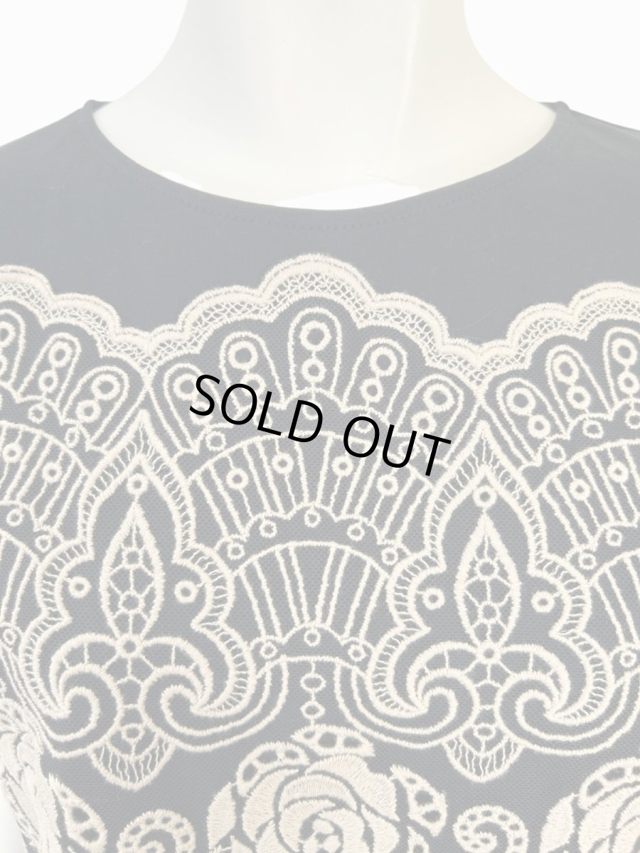 画像9: エンブロイダリーチュールレース カットソー  (9)