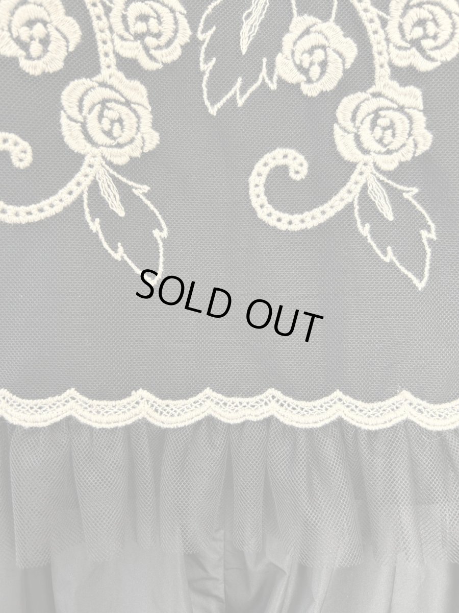 画像10: エンブロイダリーチュールレース カットソー  (10)