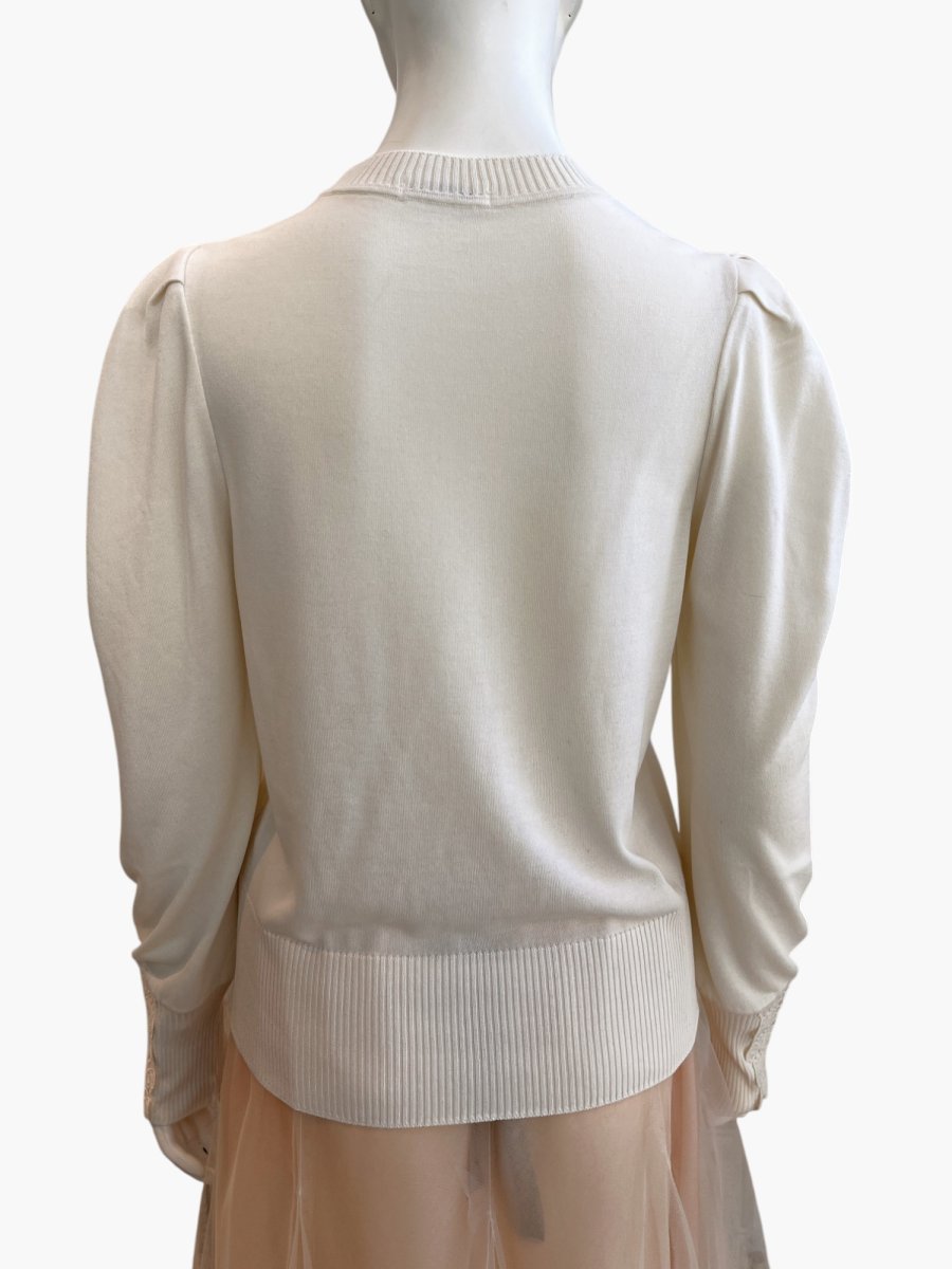 画像5: ウェーブレース　パフスリーブ  (5)