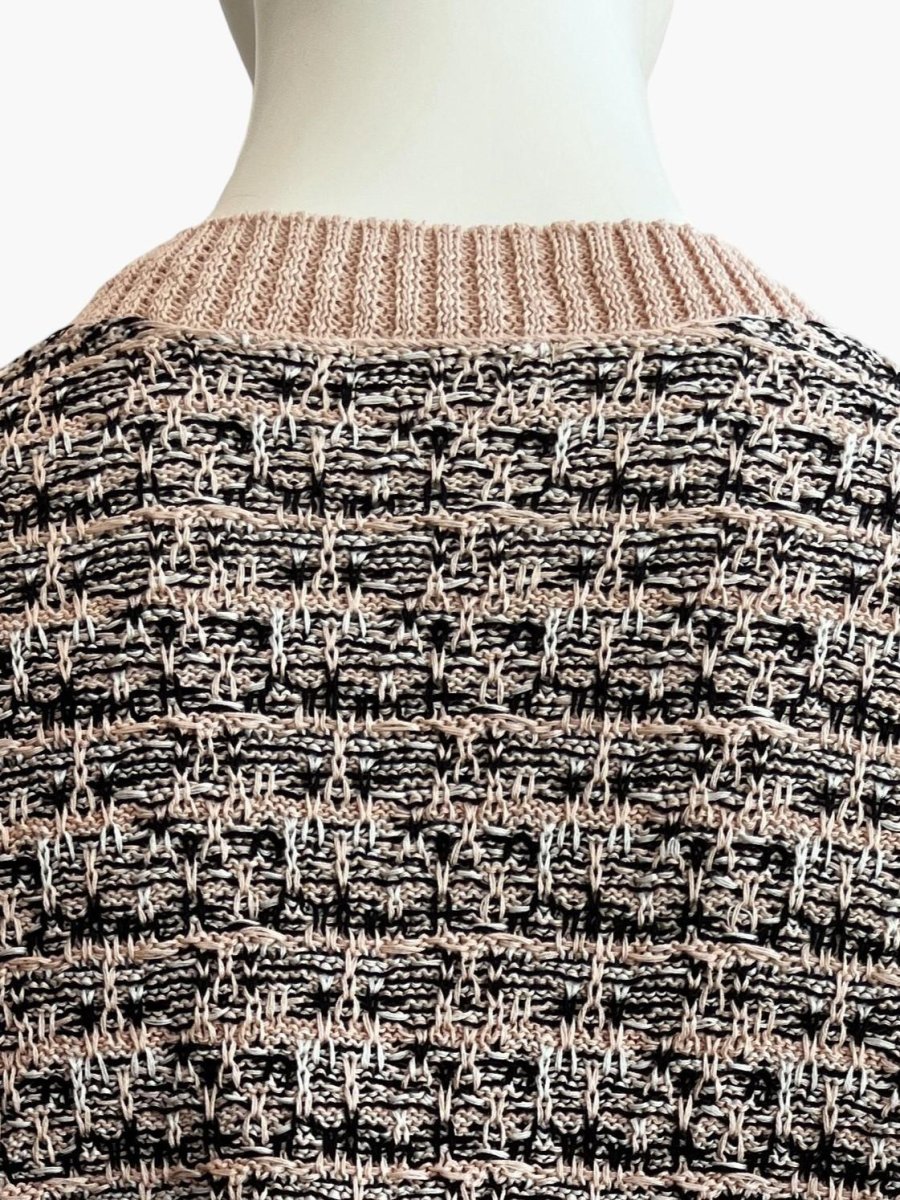 画像5: ツイードニット　カーディガン  (5)