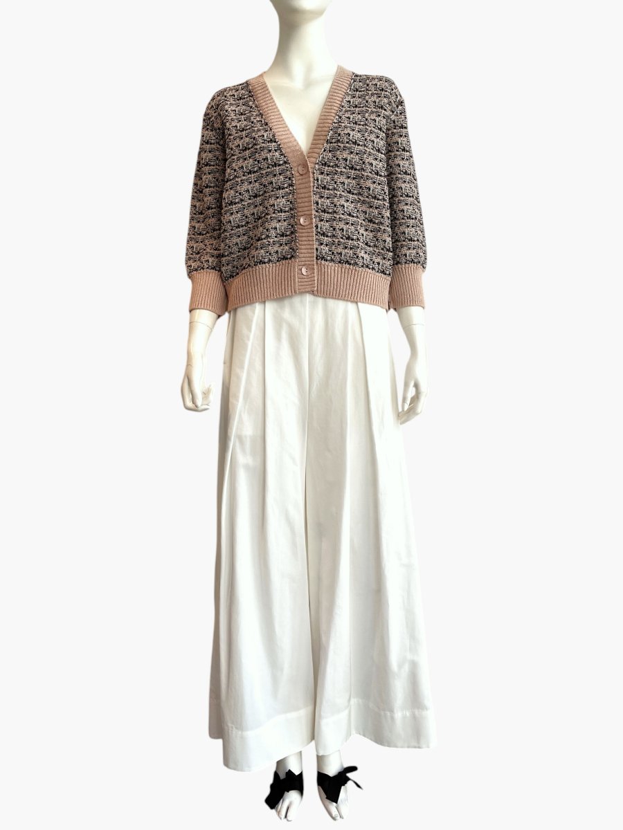 画像7: ツイードニット　カーディガン  (7)