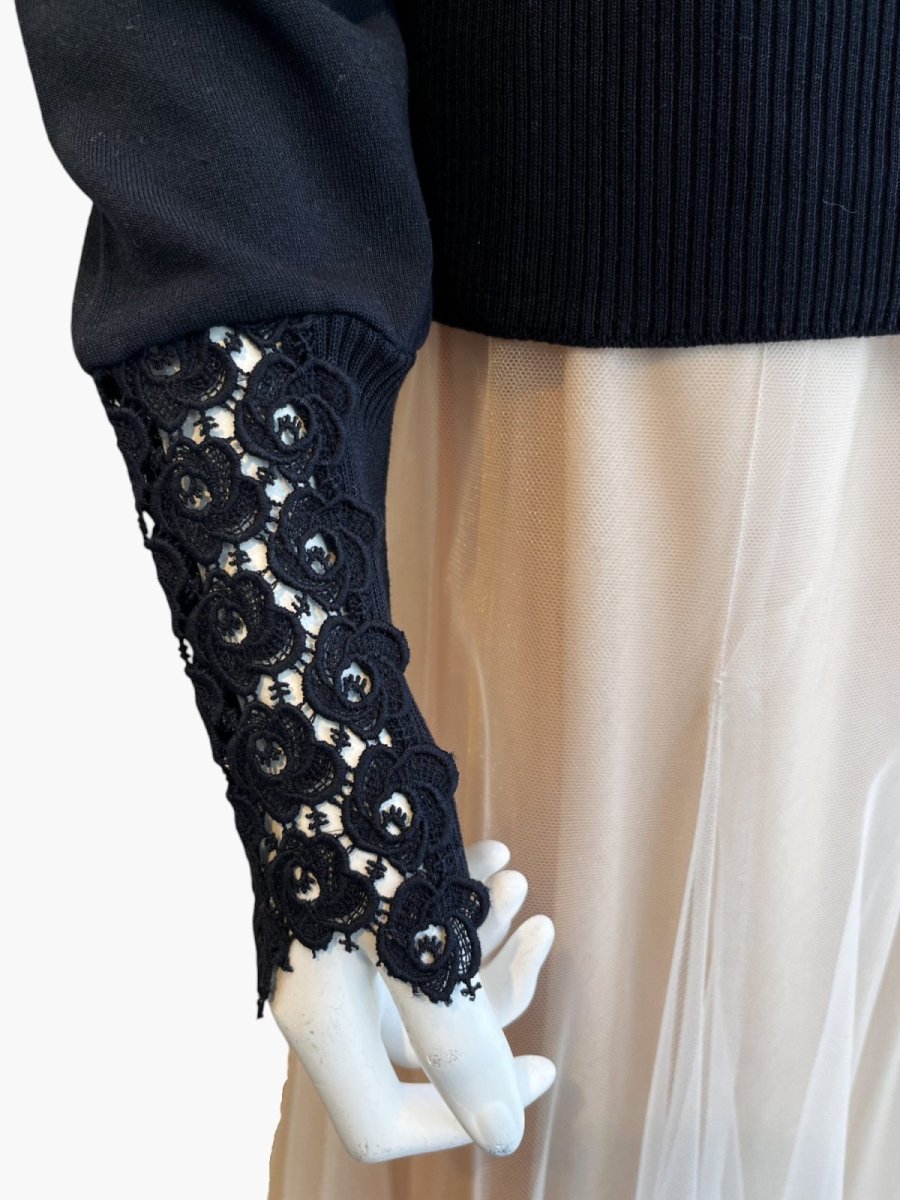 画像11: ウェーブレース　パフスリーブ  (11)