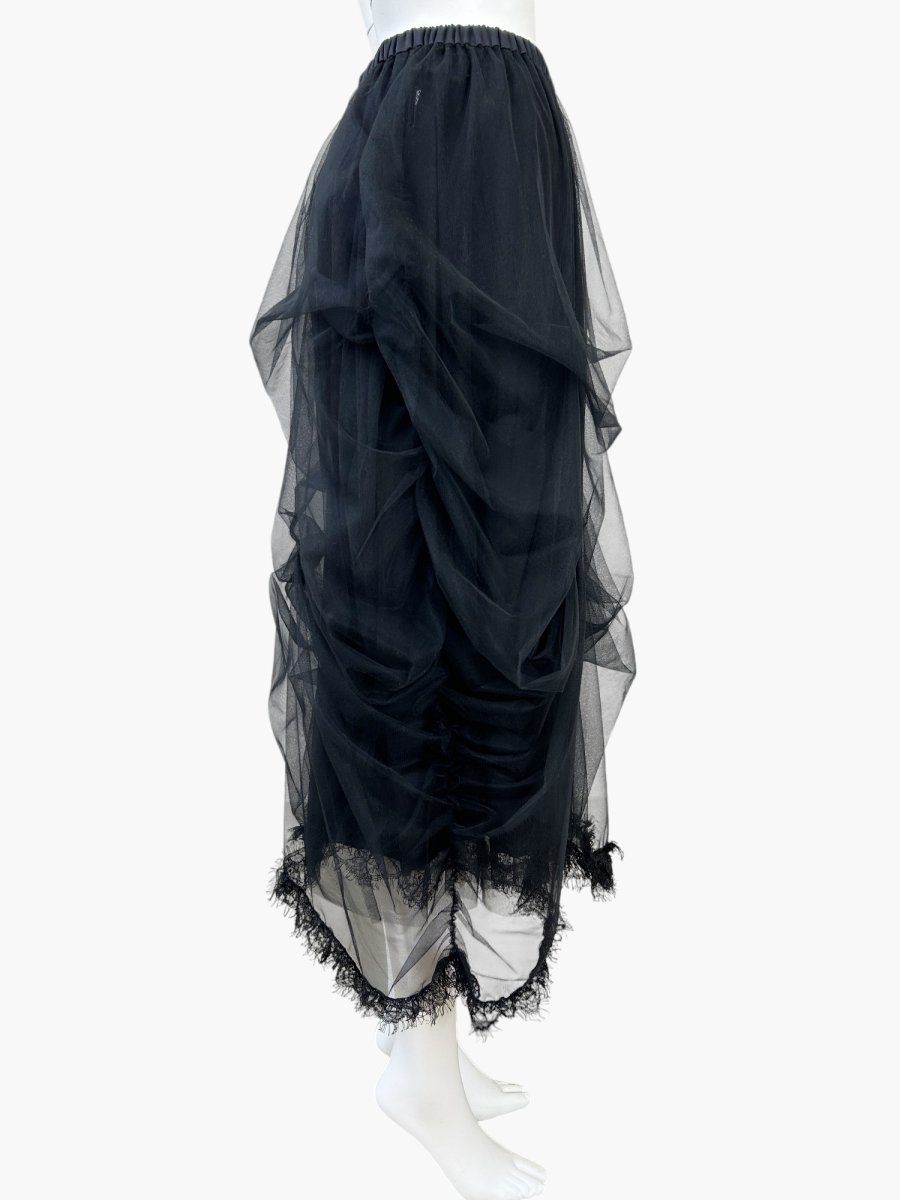 画像2: リュクスチュール ドレープスカート  (2)